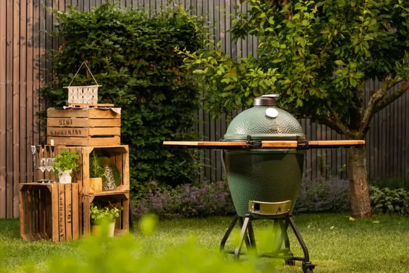 BIG GREEN EGG LARGE СЪС СТОЙКА И МАСИЧКИ - Image 4
